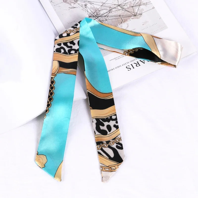 Silky Twilly Scarf – Bag Handle Wrap & Versatile Style Accent