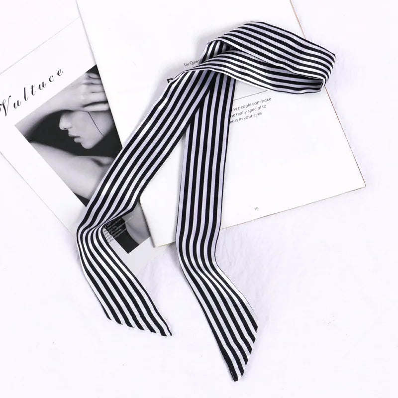 Silky Twilly Scarf – Bag Handle Wrap & Versatile Style Accent