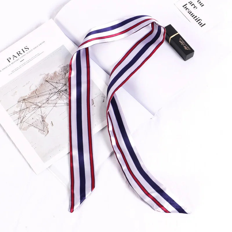 Silky Twilly Scarf – Bag Handle Wrap & Versatile Style Accent