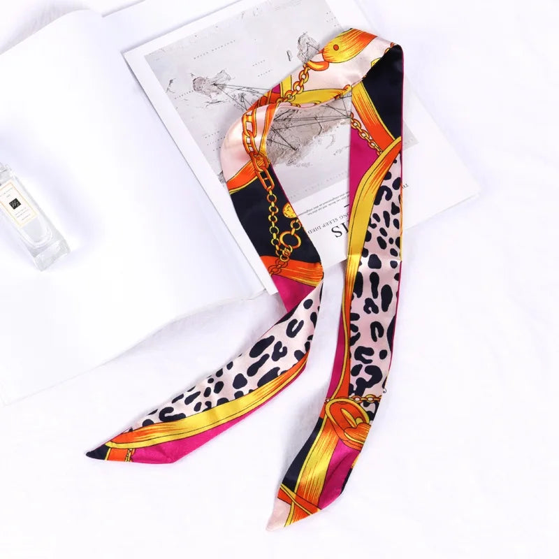 Silky Twilly Scarf – Bag Handle Wrap & Versatile Style Accent