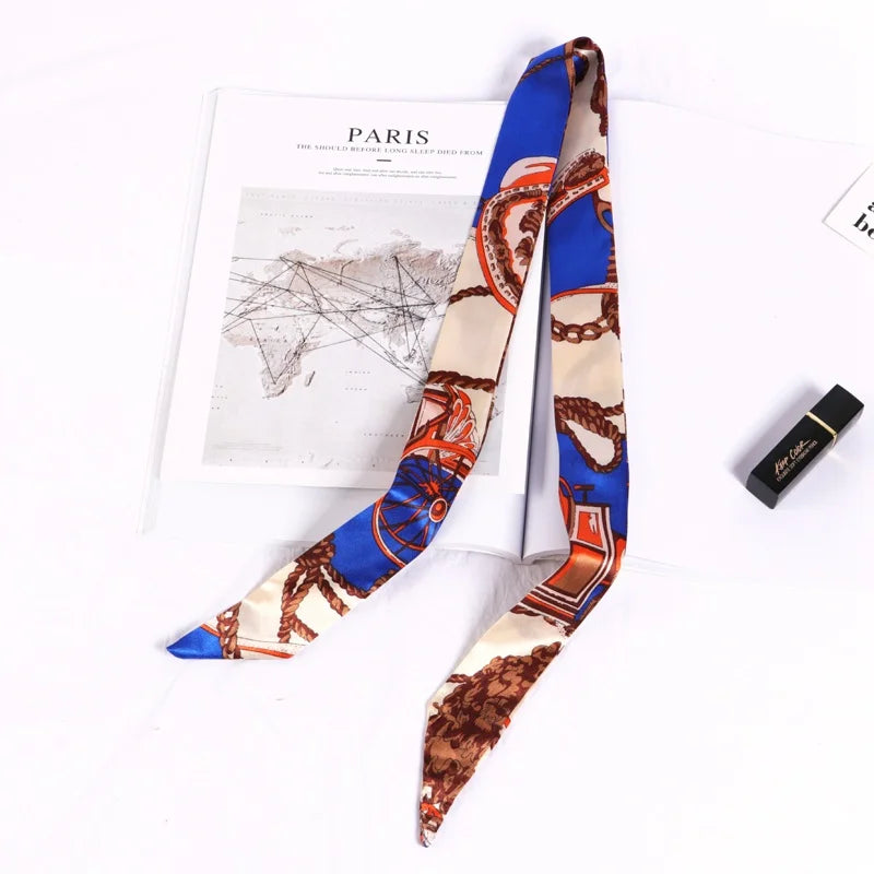 Silky Twilly Scarf – Bag Handle Wrap & Versatile Style Accent