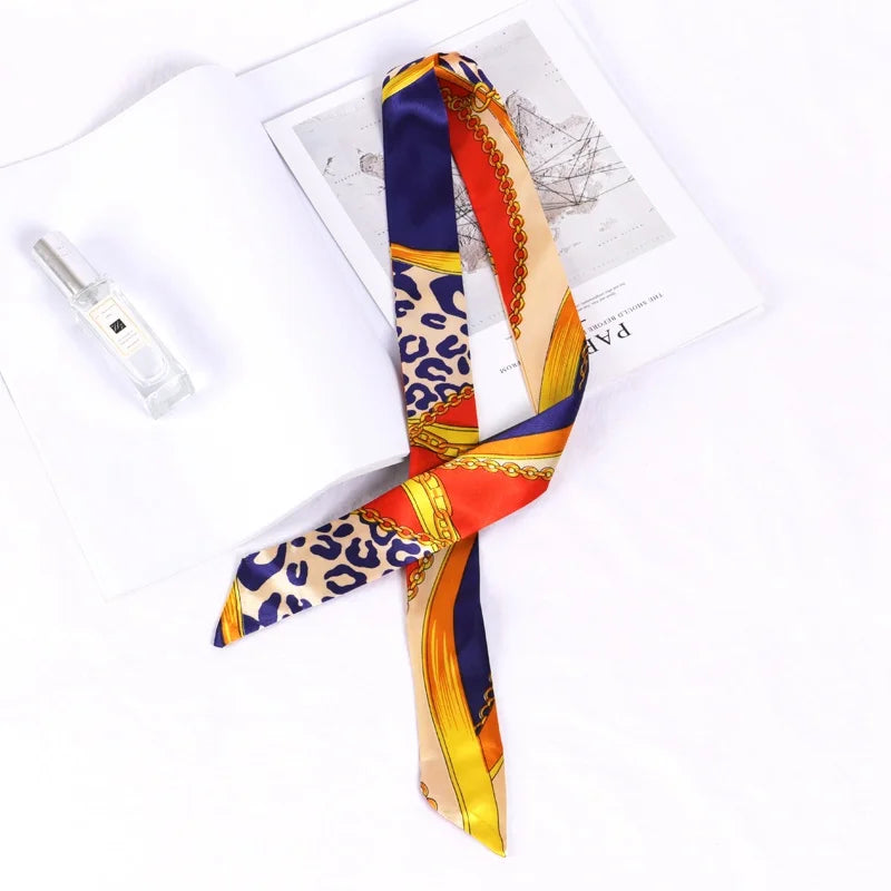 Silky Twilly Scarf – Bag Handle Wrap & Versatile Style Accent