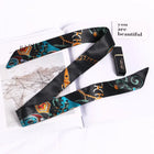 Silky Twilly Scarf – Bag Handle Wrap & Versatile Style Accent