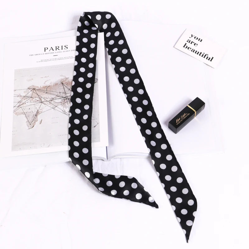 Silky Twilly Scarf – Bag Handle Wrap & Versatile Style Accent