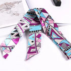 Silky Twilly Scarf – Bag Handle Wrap & Versatile Style Accent