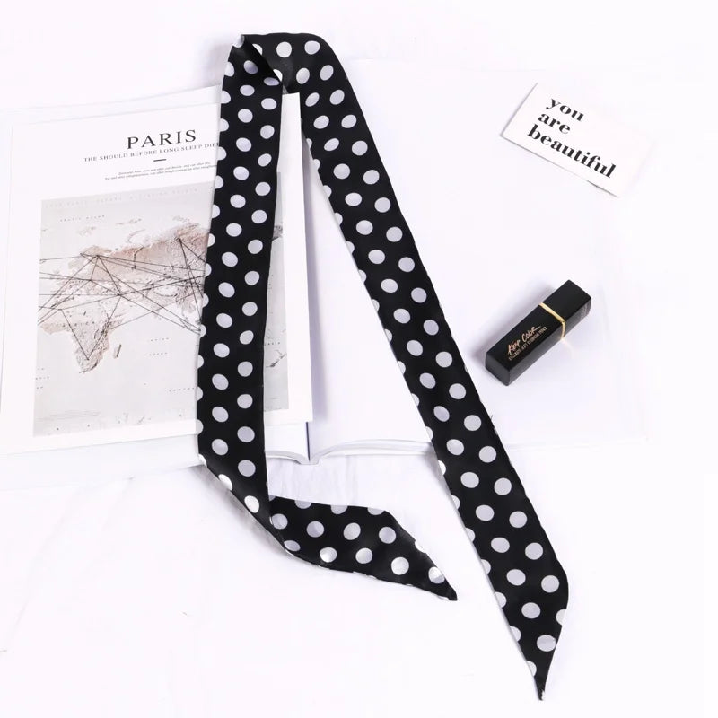 Silky Twilly Scarf – Bag Handle Wrap & Versatile Style Accent