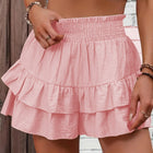 Flirty Ruffle Skort – Lightweight Summer Skirt with Built-In Shorts for Women