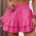 Flirty Ruffle Skort – Lightweight Summer Skirt with Built-In Shorts for Women